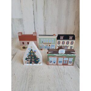 Vintage cat of meows winery tree store laundry wooden set decor